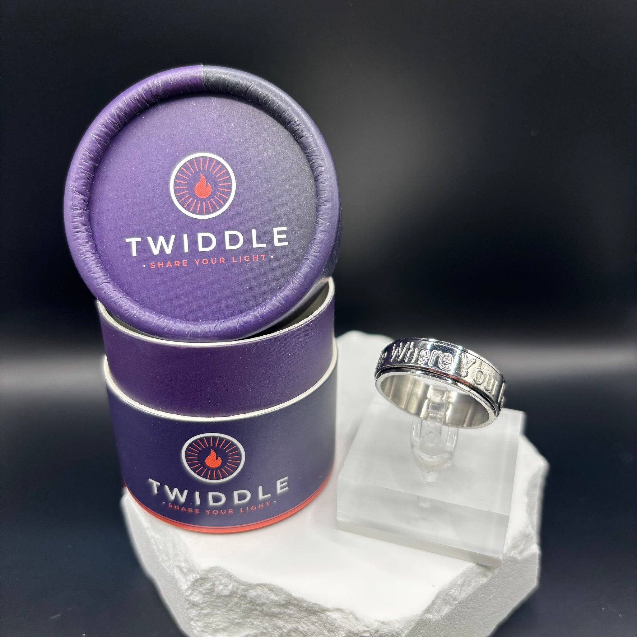 Twiddle Ring – “Be Where Your Feet Are”