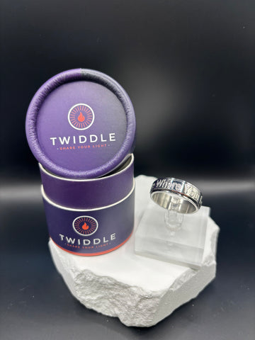 Twiddle Ring – “Be Where Your Feet Are”