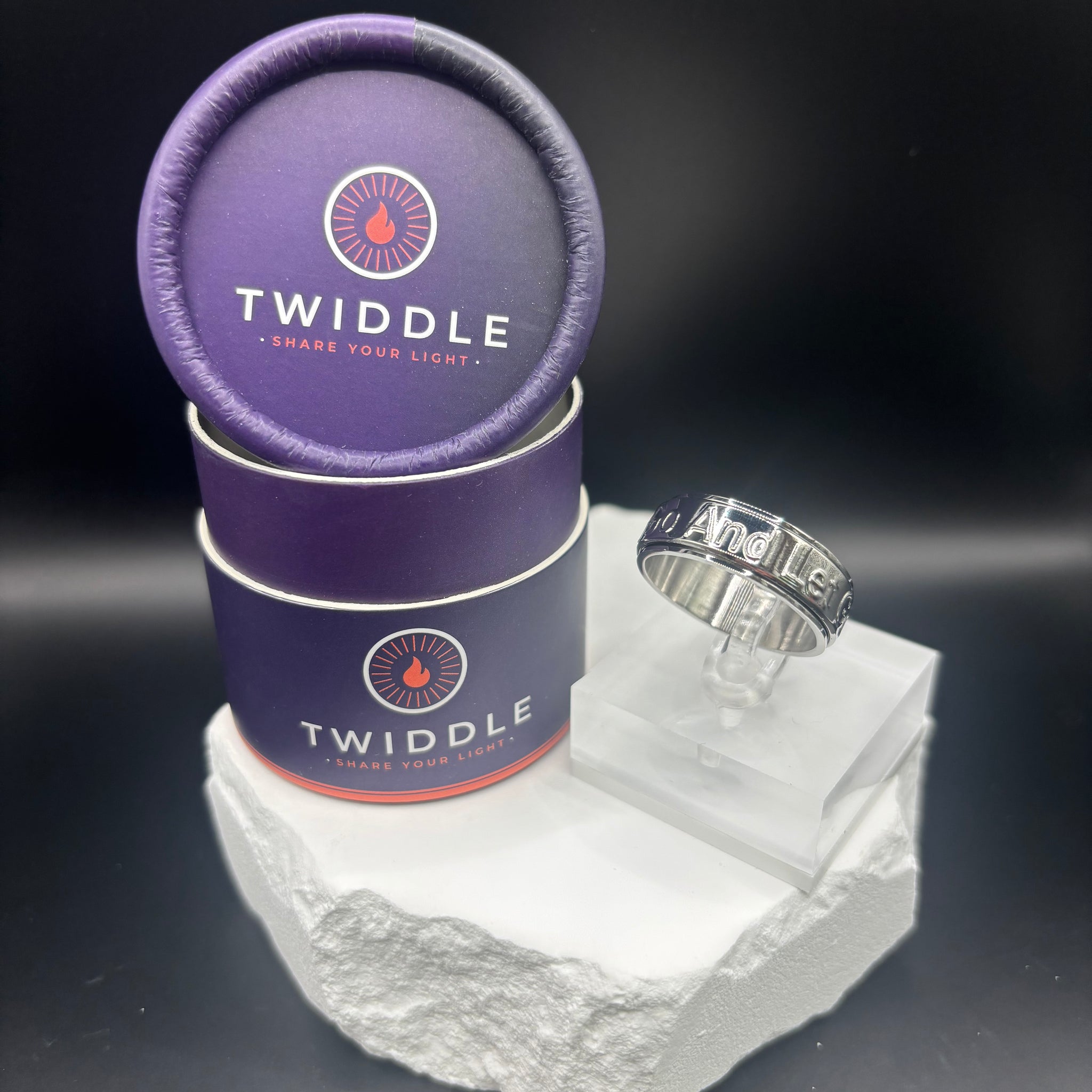 Twiddle Ring - "Let Go and Let God"