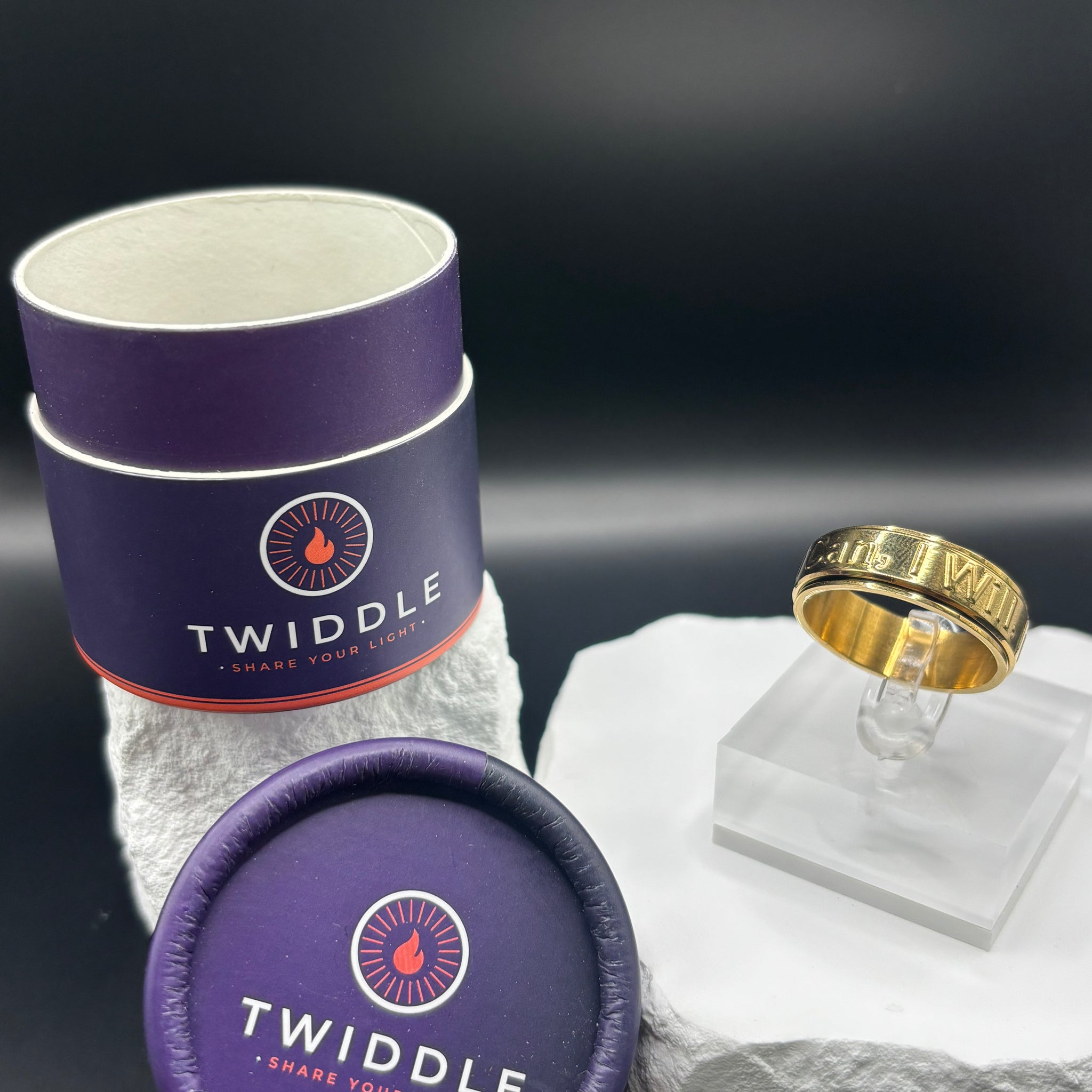 Twiddle Ring - "This too shall pass"